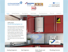 Tablet Screenshot of heatingengineernorwich.co.uk